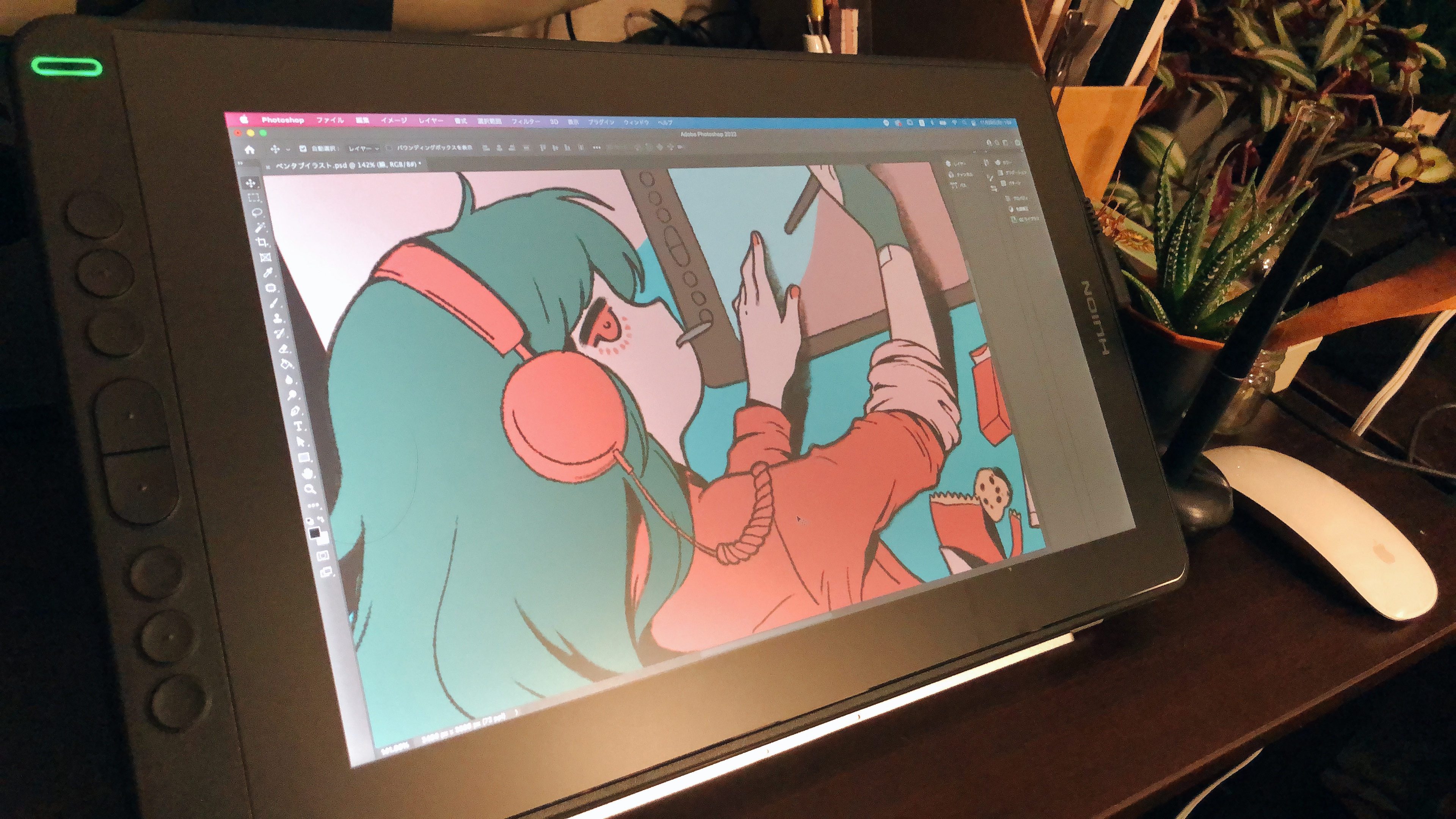 イラストレーター月映あきら様は月映あきら フイオン 液タブkamvas 13で素晴らしい作品を作りました 特に初心者の方におすすめです Huion Official Store Drawing Tablets Pen Tablets Pen Display Led Light Pad