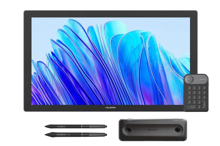 まず、デスクの上に設置してみて使いやすいと感じたのがサイズ感。18.4